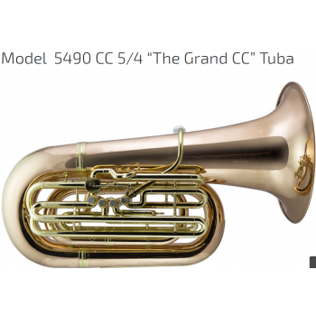 KÈN INSTRUMENTS - TUBAS-Model  5490 CC 5-4 The Grand CC Tuba